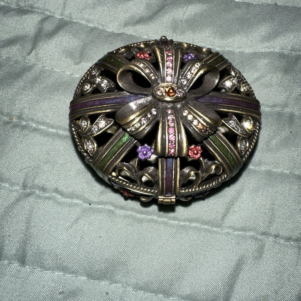 Faux Jewel Trinket Box